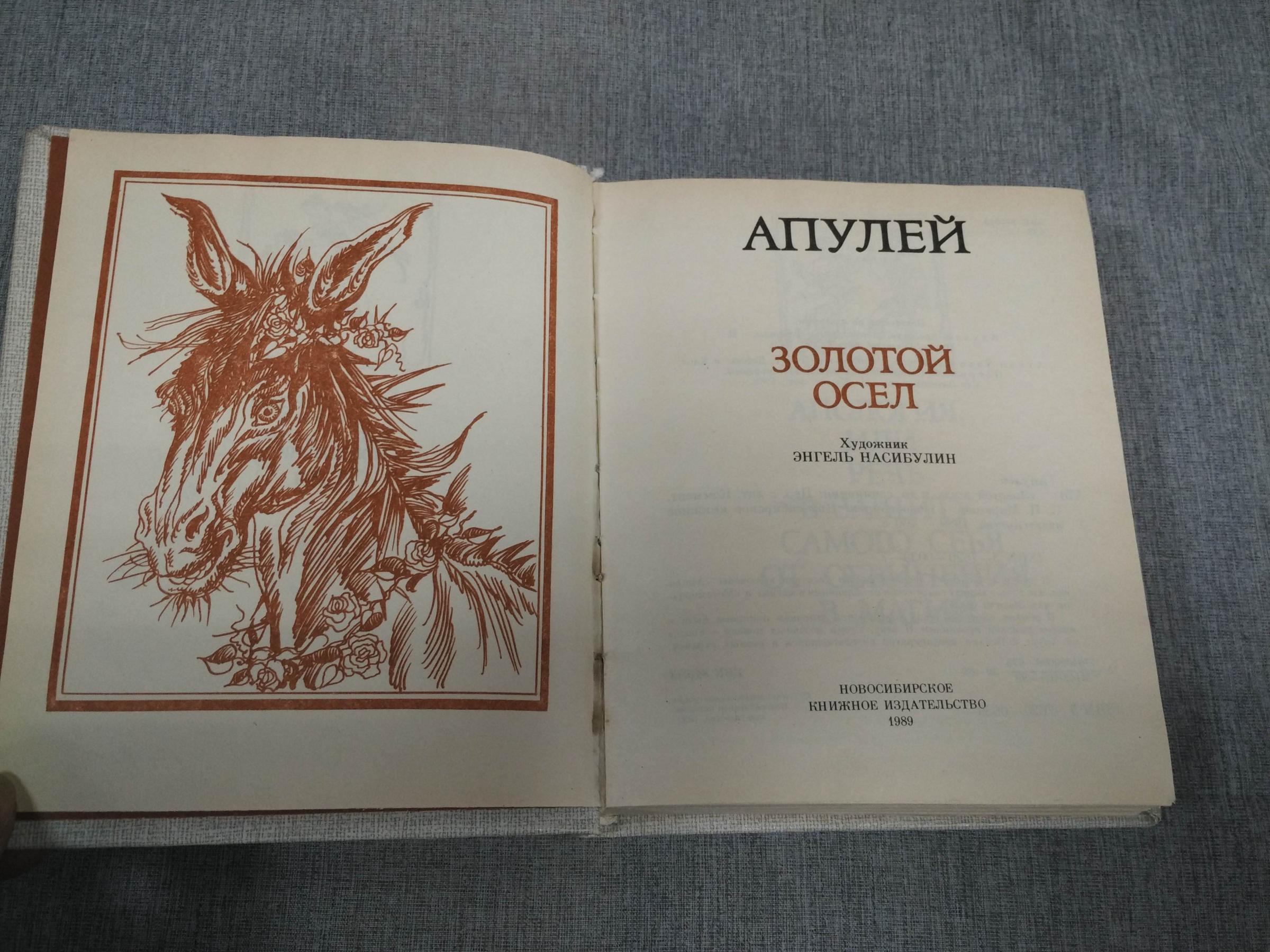 Апулей., Золотой осел. Художник Энгель Насибулин