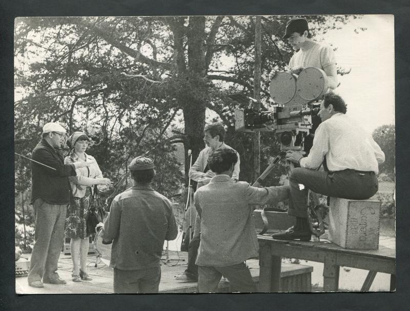 Алексеев К.Я., Фотография. Рабочий момент съемки фильма "Шла собака по ...